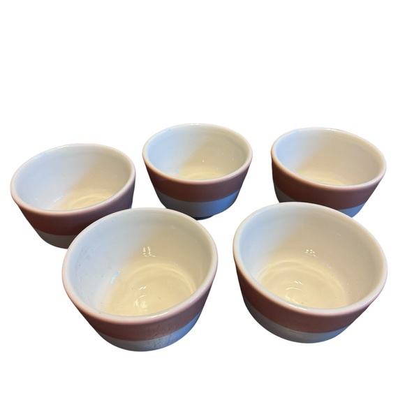 Homer Laughlin Best China Restaurant Ware Custard Dessert Cups - Set of 5 - Picture 2 of 4